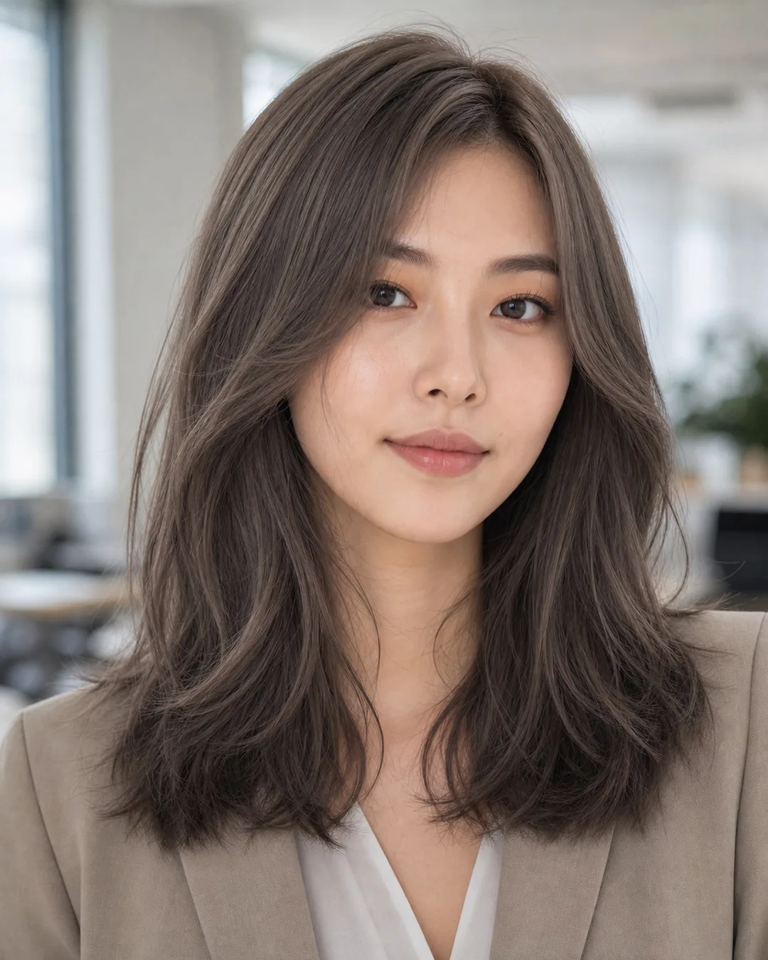 밀크티 그레이 브라운