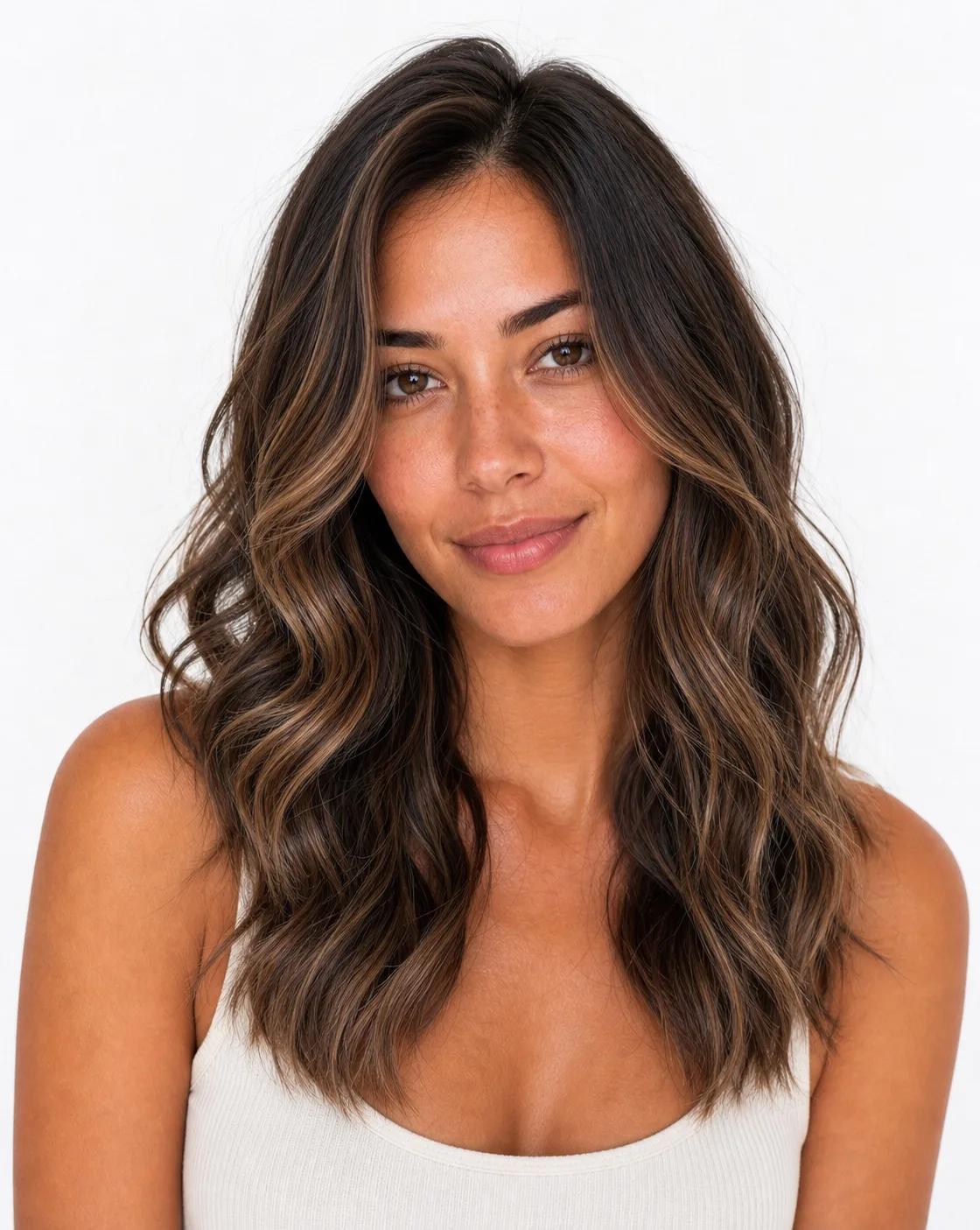 Balayage Castaño Imagen del estilo 1