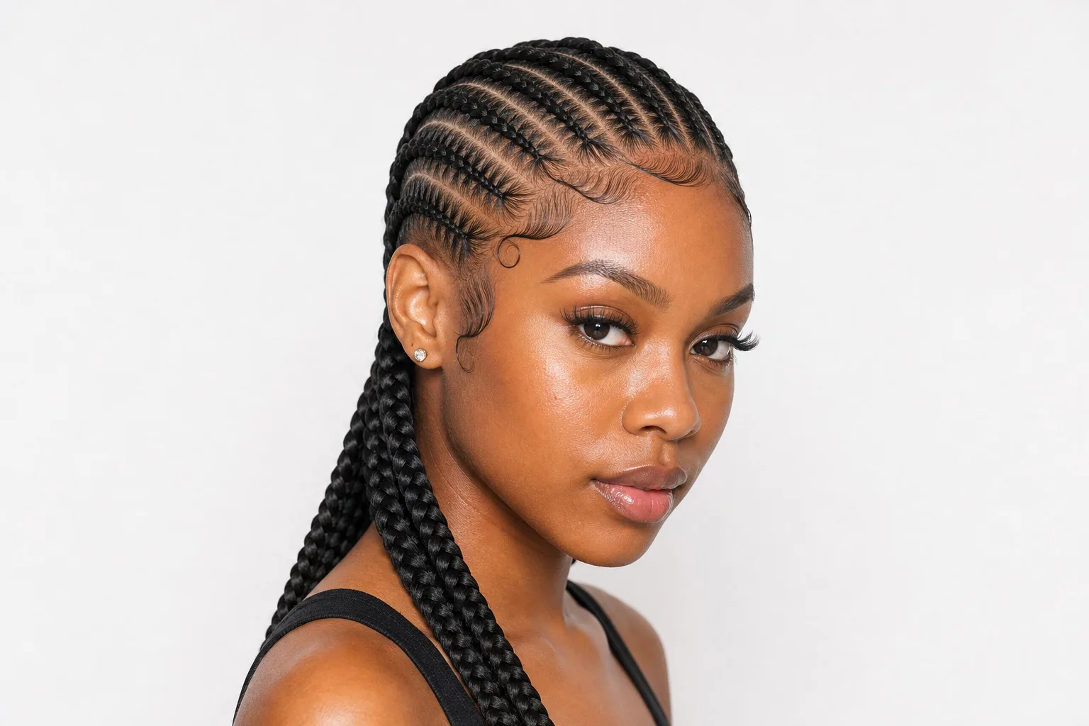 Boxer Braids hairstyle