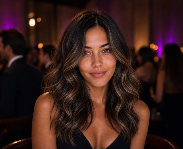 Balayage Castaño Imagen del estilo 4