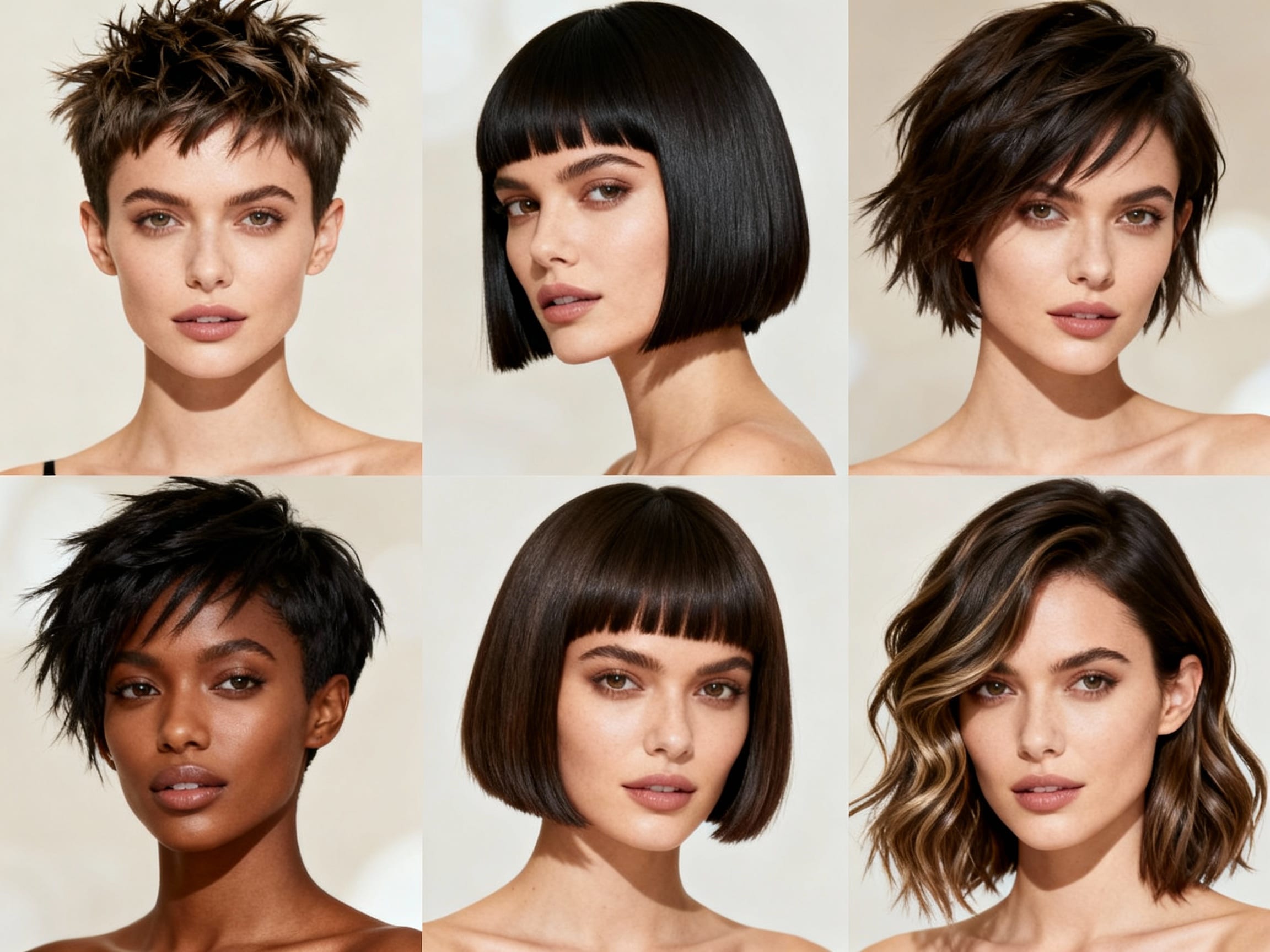 Soft pixie cut shape reference